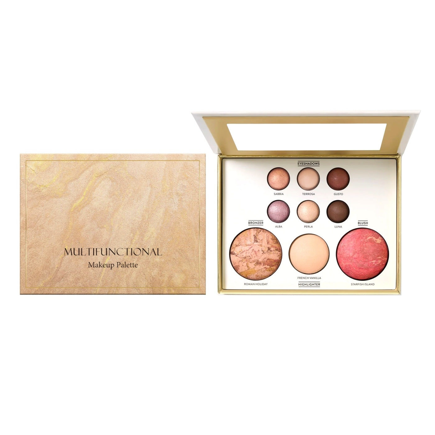 Gilded Multipurpose Makeup Kit